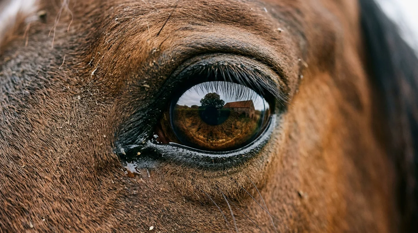 Un regard de cheval, Les Écuries du Sierroz, Grésy-sur-Aix